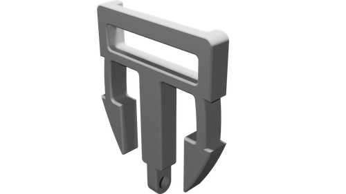 Fibbia clip maschio ricambio - clip,